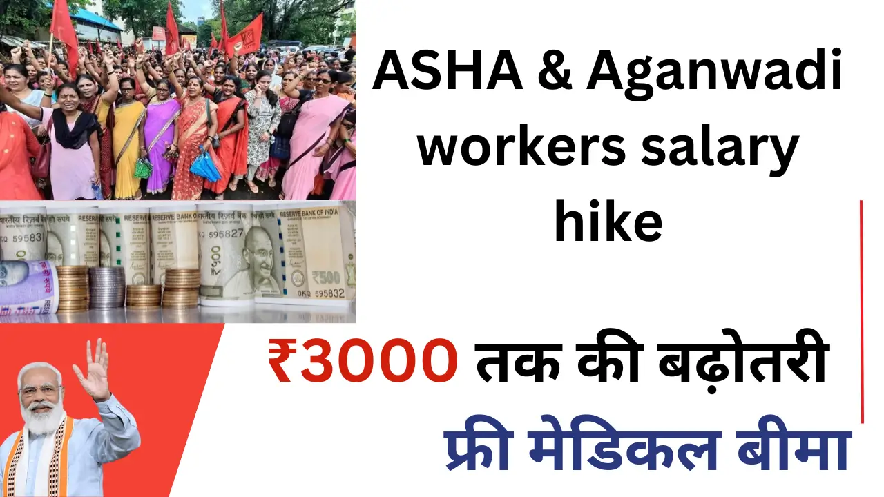 ASHA & Aganwadi workers salary hike